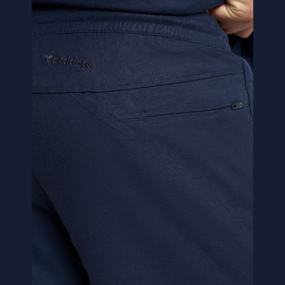 Birddogs Tech Linen Shorts Navy S 7" Inseam Linen Blend - Picture 4 of 13